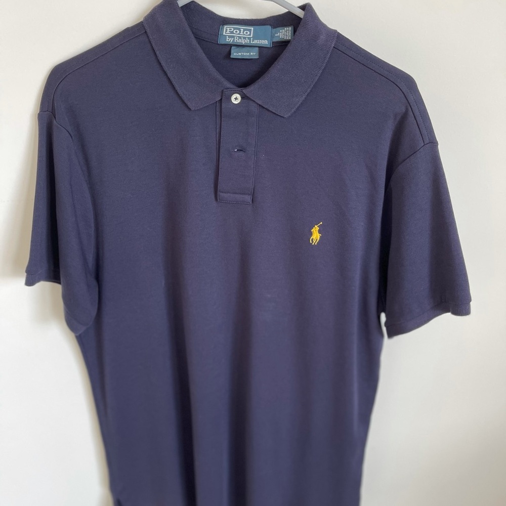 Polo by Ralph purple w/yellow horse size Large